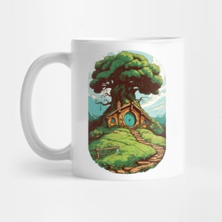 Round Door - Halfling Abode - Fantasy Mug